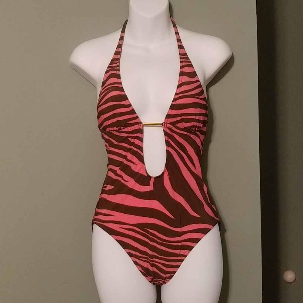 Michael Kors Sexy animal print one-piece